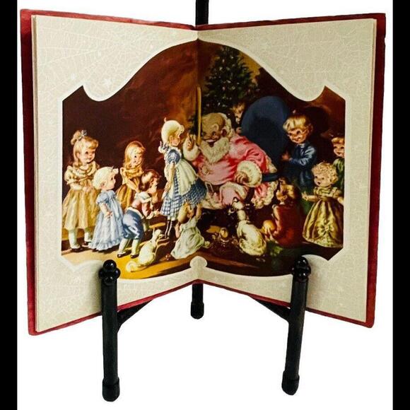 ❤️SOLD❤️Vintage Christmas Greeting Card-Is There Santa Claus? - Litho USA 1959 - Picture 4 of 6